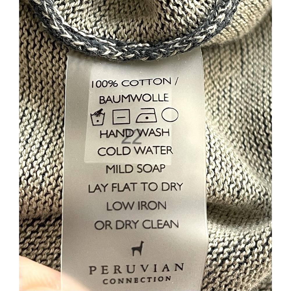 NWT Peruvian Connection Abiquiu Knit Maxi Skirt 100% Cotton Sz M Quiet Luxury - Picture 7 of 10